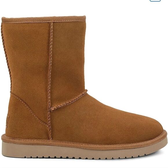 Koolaburra By Ugg Koola Short Pull-On Boots- Dark Beige - Picture 1 of 11